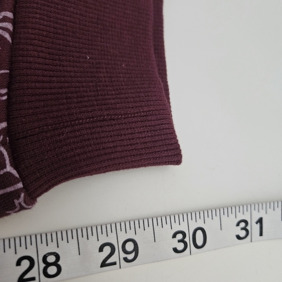 FILA Maroon Sweatshirt/Jogger Matching Lounge Set Sz Small - Picture 14 of 15